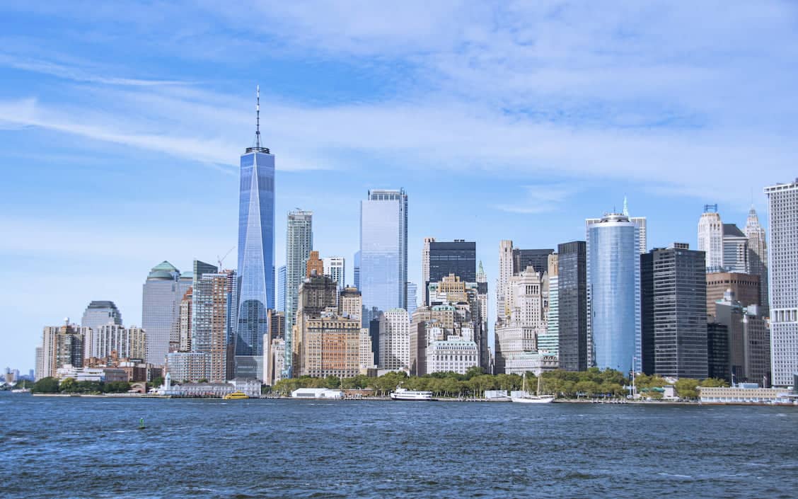 Skyline de New York avec le One World Trade Center.