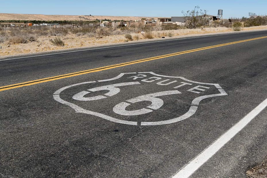 famous u s highway 66 landmark on the road arizo 2023 02 28 05 58 21 utc1